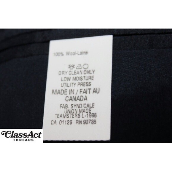 Lauren Ralph Lauren Pure New Wool Gold 2 Button Blazer Sport Coat Jacket 42R - Picture 8 of 11